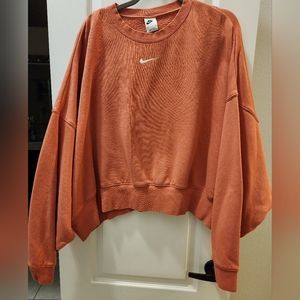Nike Phoenix Fleece Sportswear Burnt Orange Relaxed XXL
